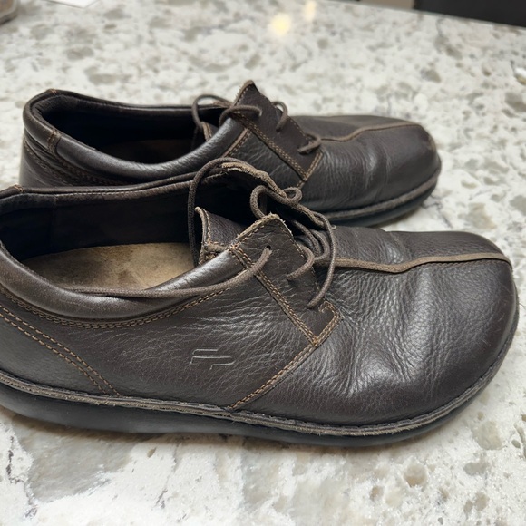 Men's footprints Birkenstock Brown Leather Shoes - Picture 3 of 9